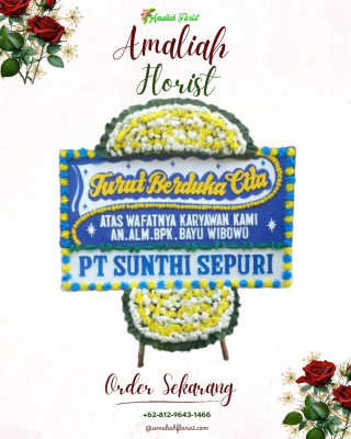 Papan Bunga Duka di Waringinsari